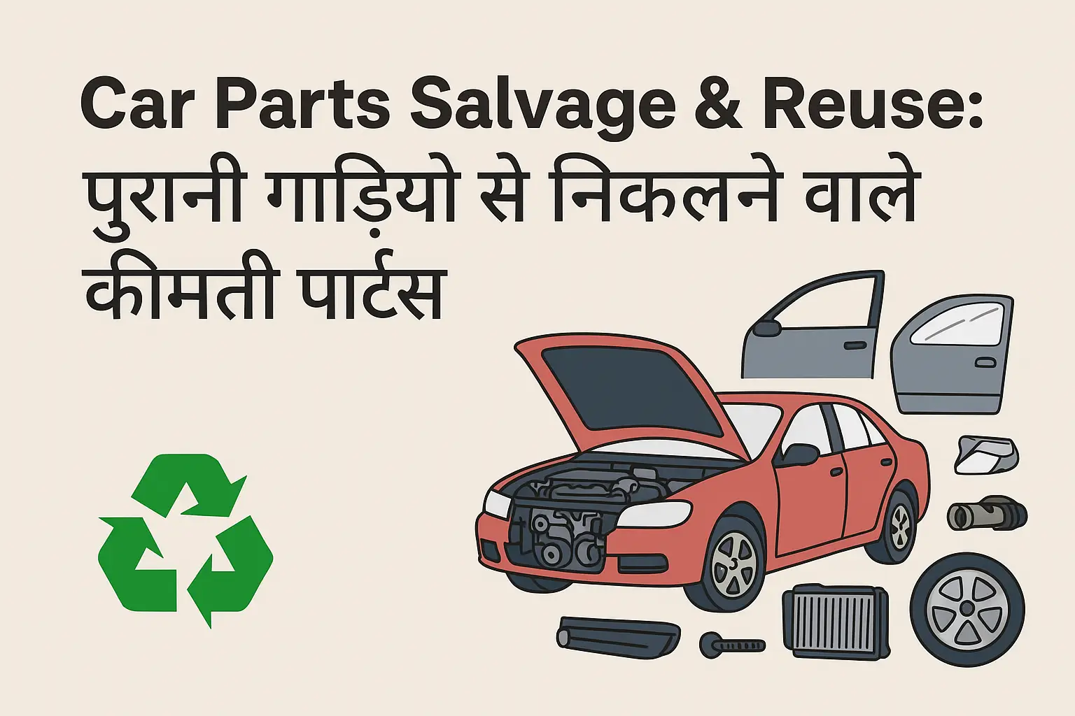 Car Salvage Parts OEM Reuse India