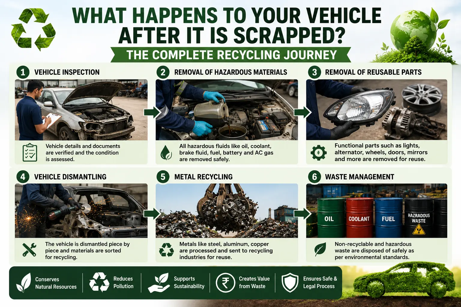 What Happens to Your Vehicle After It Is Scrapped?