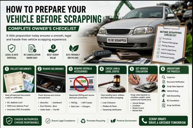 How to Prepare Your Vehicle Before Scrapping